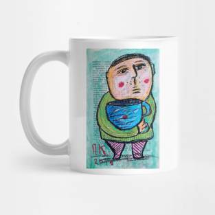 Boy with cup Mug